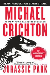 Book cover: Jurassic Park (Book 1 of Jurassic Park) by Michael Crichton (preview)