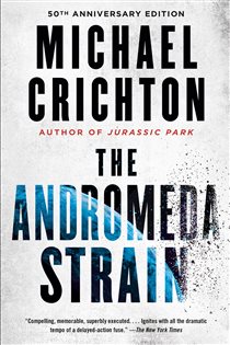 Book cover: The Andromeda Strain, by Michael Crichton (preview)