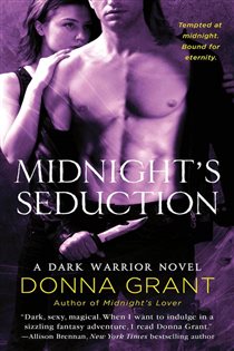 Book cover: Midnight's Seduction (Book 3 of Dark Warriors) by Donna Grant (preview)