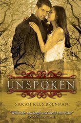 Book cover: Unspoken, by Sarah Rees Brennan (preview)