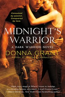 Book cover: Midnight's Warrior (Book 4 of Dark Warriors) by Donna Grant (preview)