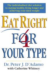 Book cover: Eat Right 4 Your Type, by Peter D'Adamo (preview)