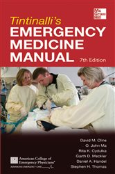 Book cover: Tintinalli's Emergency Medicine Manual 7/E, by David M. Cline (preview)
