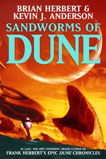 Book cover: Sandworms of Dune, by Brian Herbert (preview)