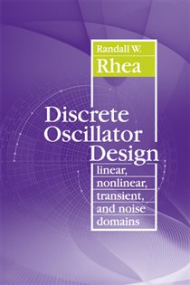 Book cover: Discrete Oscillator Design, by Randall W. Rhea (preview)