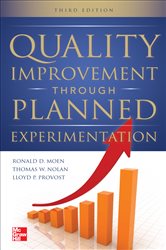 Book cover: Quality Improvement Through Planned Experimentation 3E (PB), by Ronald Moen (preview)