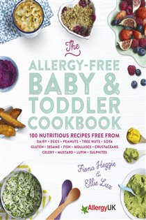 Book cover: The Allergy-Free Baby & Toddler Cookbook, by Fiona Heggie (preview)