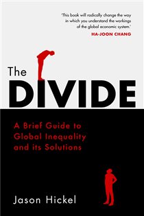 Book cover: The Divide, by Jason Hickel (preview)