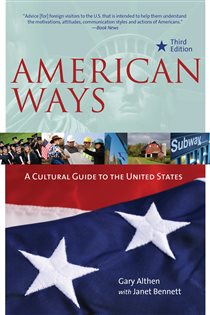 Book cover: American Ways, by Gary Althen (preview)