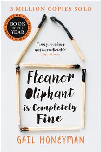 Book cover: Eleanor Oliphant is Completely Fine, by Gail Honeyman (preview)