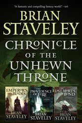 Book cover: Chronicle of the Unhewn Throne, by Brian Staveley (preview)