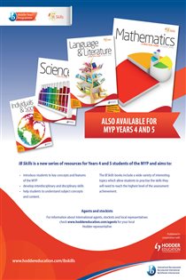 Book cover: Sciences for the IB MYP 1, by Paul Morris (preview)
