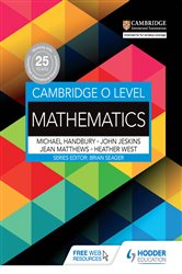 Book cover: Cambridge O Level Mathematics, by Heather West (preview)