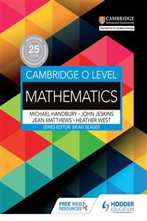 Book cover: Cambridge O Level Mathematics, by Heather West (preview)