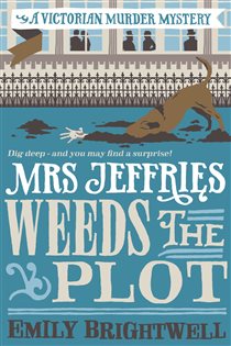 Book cover: Mrs Jeffries Weeds the Plot, by Emily Brightwell (preview)