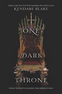Book cover: One Dark Throne (Book 2 of Three Dark Crowns) by Kendare Blake (preview)