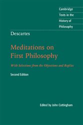 Book cover: Descartes: Meditations on First Philosophy, edited by John Cottingham (preview)