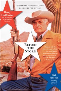 Book cover: Before the Storm, by Rick Perlstein (preview)