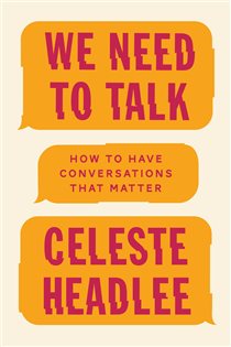 Book cover: We Need To Talk, by Celeste Headlee (preview)