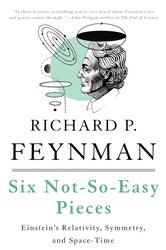 Book cover: Six Not-So-Easy Pieces, by Richard P. Feynman (preview)