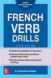 Book cover: French Verb Drills, Fifth Edition, by R. de Roussy de Sales (preview)