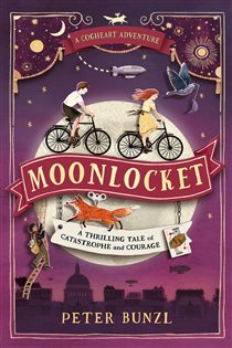 Book cover: Moonlocket (Book 2 of The Cogheart Adventures) by Peter Bunzl (preview)
