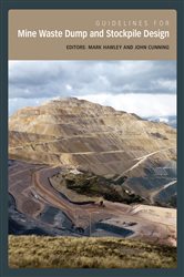 Book cover: Guidelines for Mine Waste Dump and Stockpile Design, edited by Mark Hawley (preview)