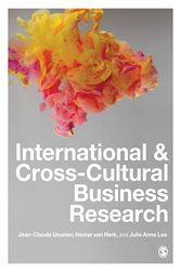 International and Cross-Cultural Business Research