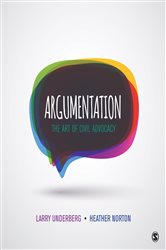 Book cover: Argumentation, by Larry B. Underberg (preview)