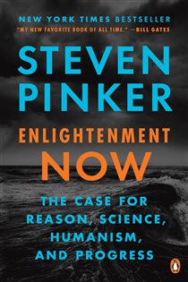 Book cover: Enlightenment Now, by Steven Pinker (preview)