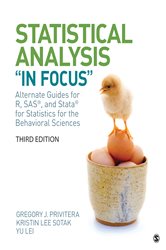 Statistical Analysis &quot;In Focus&quot;: Alternate Guides for R, SAS, and Stata for Statistics for the Behavioral Sciences