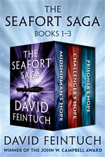 Book cover: The Seafort Saga Books 1–3, by David Feintuch (preview)