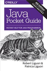 Book cover: Java Pocket Guide, by Robert Liguori (preview)