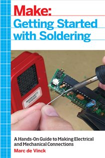 Book cover: Getting Started with Soldering, by Marc de Vinck (preview)
