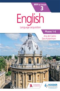 Book cover: English for the IB MYP 3, by Zara Kaiserimam (preview)