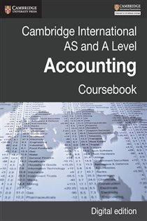 Book cover: Cambridge International AS and A Level Accounting Digital Edition, by David Hopkins (preview)