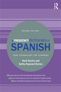 Book cover: A Frequency Dictionary of Spanish, by Mark Davies (preview)