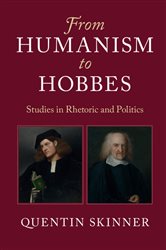 Book cover: From Humanism to Hobbes, by Quentin Skinner (preview)