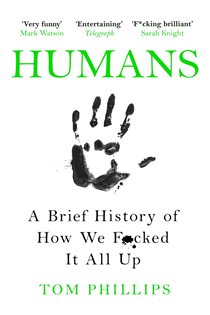 Book cover: Humans, by Tom Phillips (preview)