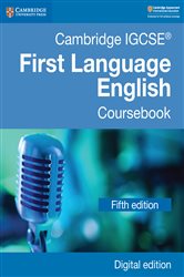Book cover: Cambridge IGCSE® First Language English Coursebook Digital Edition, by Marian Cox (preview)