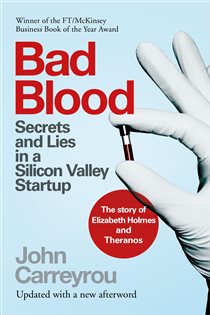 Book cover: Bad Blood, by John Carreyrou (preview)