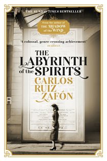 Book cover: The Labyrinth of the Spirits, by Carlos Ruiz Zafon (preview)
