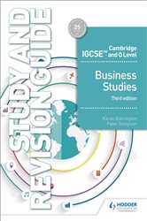 Book cover: Cambridge IGCSE and O Level Business Studies Study and Revision Guide 3rd edition, by Karen Borrington (preview)