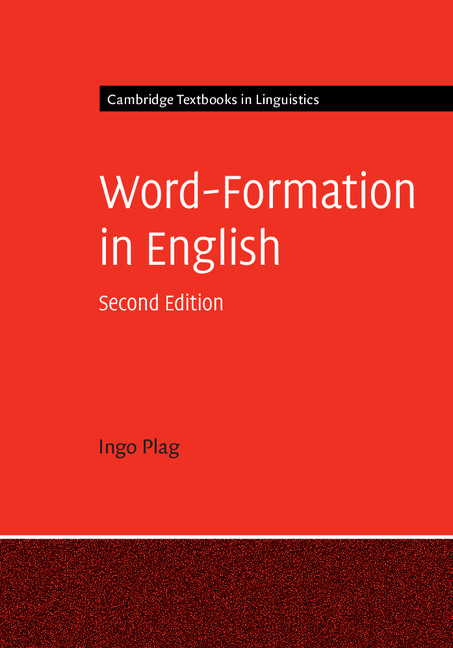 Word-Formation in English (2nd ed.) by Ingo Plag (ebook)
