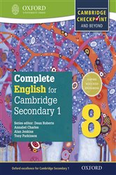 Book cover: Complete English for Cambridge Lower Secondary 1: Stage 8, edited by Dean Roberts (preview)