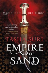 Book cover: Empire of Sand (Book 1 of The Books of Ambha) by Tasha Suri (preview)
