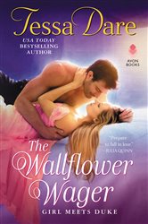 Book cover: The Wallflower Wager, by Tessa Dare (preview)