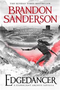 Book cover: Edgedancer, by Brandon Sanderson (preview)