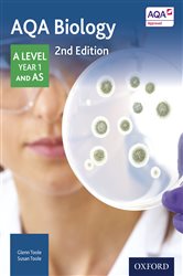 Book cover: AQA Biology: A Level Year 1 and AS, by Glenn Toole (preview)