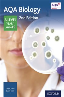 Book cover: AQA Biology: A Level Year 1 and AS, by Glenn Toole (preview)